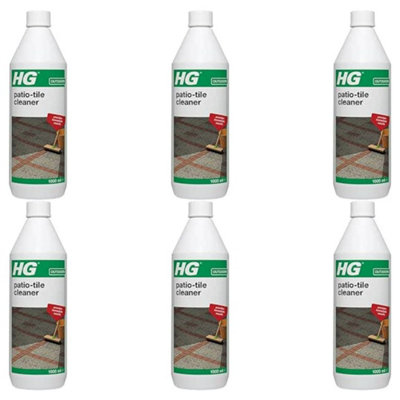 HG PatioTile Cleaner 1 Litre (Pack of 6) DIY at B&Q