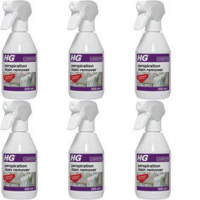 HG Perspiration Stain Remover, 250ml Spray (634025106) (Pack of 6)