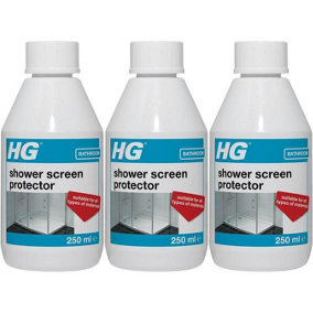 HG Shower Screen Protector, Bathroom Protector, 250ml (476030106) (Pack of 3)