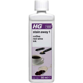 HG Stain Away 1, Removes Coffee, Red Wine & Ink, Erases Stubborn Marks 50ml