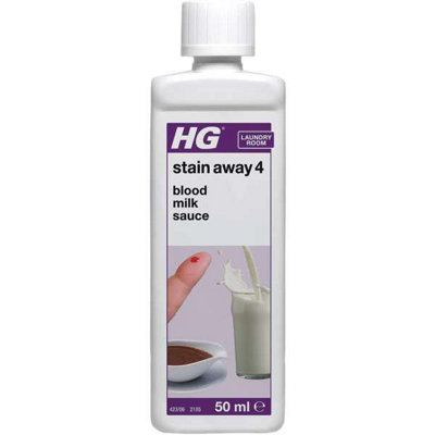 HG Stain Away 4, Removes Blood, Milk & Sauce Stains, 50ml