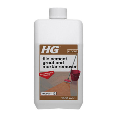 HG Tile Cement Grout and Mortar Remover (Product 12) 1 Litre DIY at B&Q