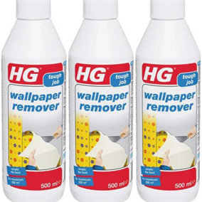 HG Wallpaper Remover 500ml - Tough Job (Pack of 3)