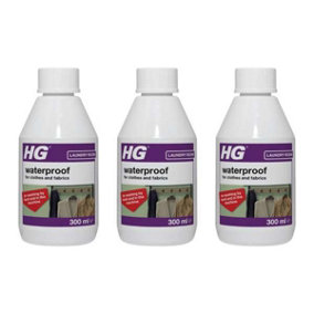 HG waterproof for clothes and fabrics 300ml - Pack of 3