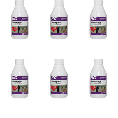 HG Waterproof For Clothes and Fabrics 300ml - Pack of 6