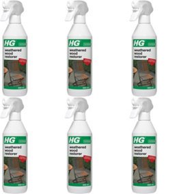 HG Weathered Wood Restorer, 500ml Spray (292050106) (Pack of 6)