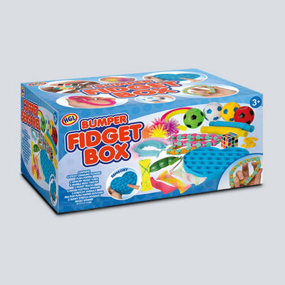 HGL Bumper Fidget Box containing 24 Pieces For Kids