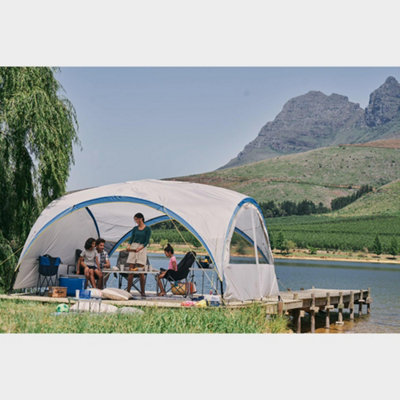 Hi-Gear Haven 400 4x4m Dome Event Shelter with Steel Poles