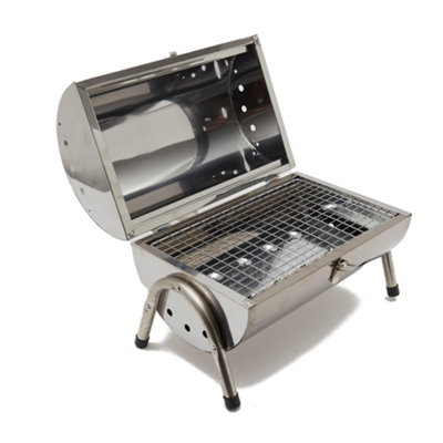 Hi-Gear Stainless Steel Double Sided BBQ, Ideal for Camping, Outdoor ...