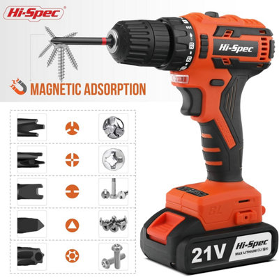 Hi-Spec 36pc 75mm Long Hex Shank Screwdriver Bit Set with Security Torx, Square, XZN, and Multi-Bits