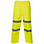 Hi-Vis Breathable Trouser - Yellow-300D- EN471 - Xlarge CLASS 3