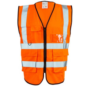 Hi Vis Executive Vest - Orange - Large
