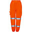 Hi-Vis Orange Jogging trousers 2 Band - 2Xlarge