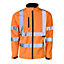 Hi-Vis Orange Soft Shell Jacket-4XLarge