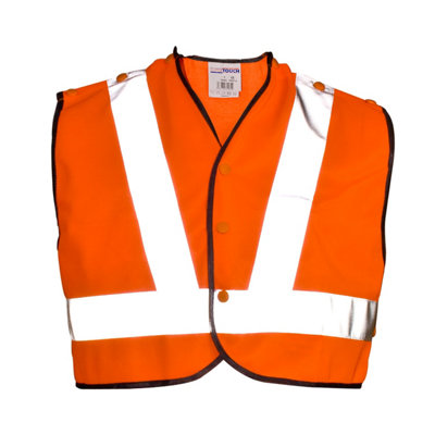 Hi-Vis Orange Tricot Tracker Vest --MINI-- - 2XL