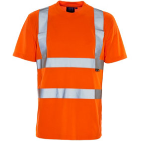Hi-Vis T Shirt Orange/Orange bird eye - EN471 - Medium