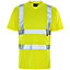Hi-Vis T Shirt Yellow/Yellow bird eye - EN471 - 2Xlarge