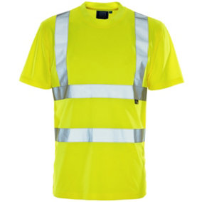 Hi-Vis T Shirt Yellow/Yellow bird eye - EN471 - 4Xlarge