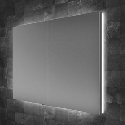 HIB - Atrium Semi-Recessed Mirror Cabinet - 700(H) x 800(W), Atrium 80 Price Comparisons | Compare The Build