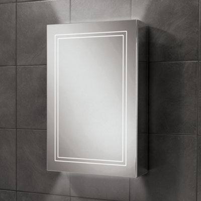 HiB - Edge Mirror Cabinet - 700(H) x 500(W) Edge 50 Price Comparisons | Compare The Build