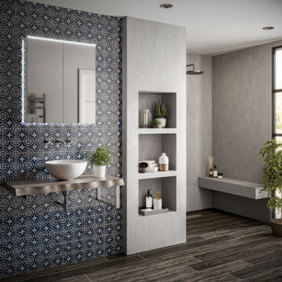HiB - Ether Mirror Cabinets - 700(H) x 600(W) Ether 60 Price Comparisons | Compare The Build