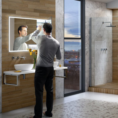 HiB - Vanquish Recessed Mirror Cabinets - 730(H) x 1230(W) Vanquish 120 Price Comparisons | Compare The Build