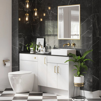 HiB - Vanquish Recessed Mirror Cabinets - 730(H) x 830(W) Vanquish 80 Price Comparisons | Compare The Build