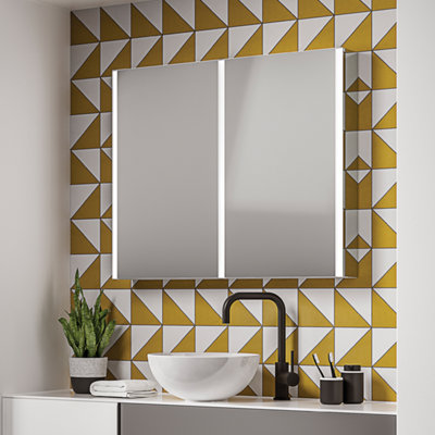 HiB - Xenon Mirror Cabinet - 700(H) x 1000(W) Xenon 100 Price Comparisons | Compare The Build