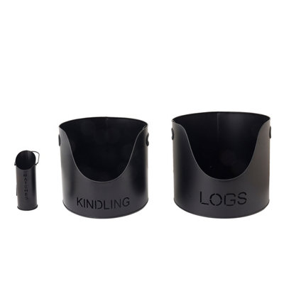 Hickory Fireside Set Matte Black Iron - 8