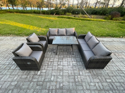 Garden sofa deals and chair set