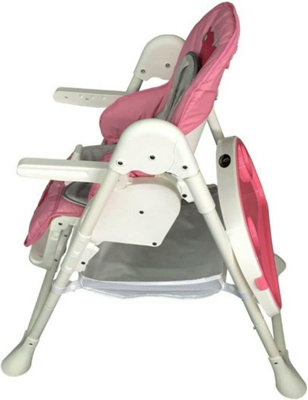 High Chair Feeding Table Padded Seat Folding 3 in 1 Baby Toddler Infant ...
