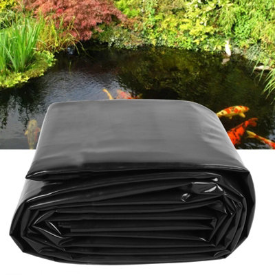 High Density Polyethylene Pond Liner, 0.5mm thickness, 6x7.6m, to prevent leaks for outdoor aquaculture and water gardens