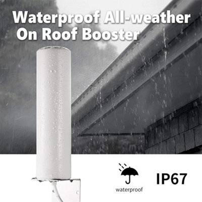 High Gain WiFi 3G 4G LTE Antenna Outdoor Signal Booster Aerial Dual SMA ...