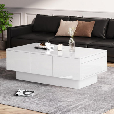High Gloss Coffee Table,Side Table Wooden Centre Table
