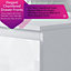 High Gloss White 8 Drawer Chest Of Drawers Large Sideboard Deep Drawer Design