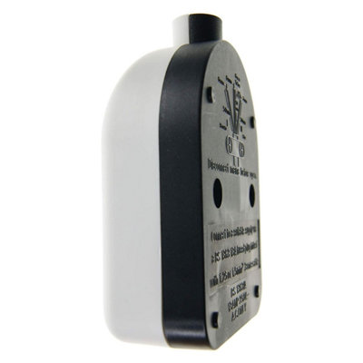 High Impact 1 Gang Rewireable Trailing Extension Socket, without Plug and Cable, 13A, White