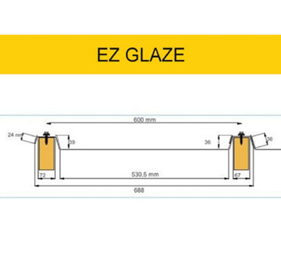 High Impact 3mm Suntuf  Bluish Breeze  EZ Glaze Glass Like Polycarbonate Roofing Sheet 3500mm