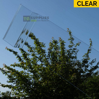 High Impact 3mm Suntuf Clear EZ Glaze Glass Like Polycarbonate Roofing Sheet 3000mm