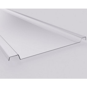 High Impact 3mm Suntuf Clear EZ Glaze Glass Like Polycarbonate Roofing Sheet 4000mm