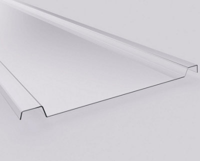 High Impact 3mm Suntuf Clear EZ Glaze Glass Like Polycarbonate Roofing Sheet 6000mm