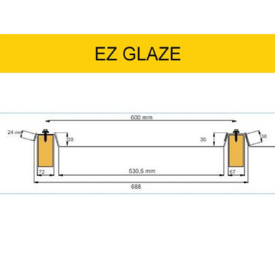 High Impact 3mm Suntuf Solar Ice EZ Glaze Glass Like Polycarbonate Roofing Sheet 4000mm
