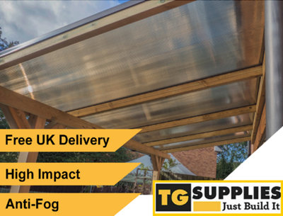High Impact AntiFog 10mm Bronze Polycarbonate Roofing Sheet SkyPlex ...