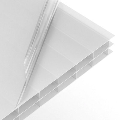 High Impact AntiFog 16mm Opal Polycarbonate Sheet SkyPlex - UV Protected Panel - 1000x4000mm