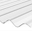 High Impact SUNTUF Strong Clear Stormproof Corrugated Polycarbonate Roofing Sheets 6000mm