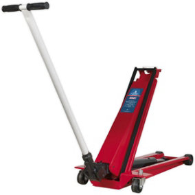 High Lift Low Entry Hydraulic Trolley Jack - 2 Tonne Capacity - 805mm Max Height