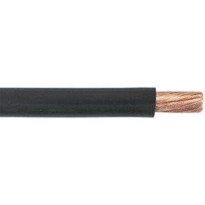 High-Performance 10m Automotive Starter Cable - 170 Amp Copper Conductor in Black