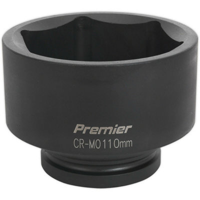High-Performance 110mm Forged Impact Socket - 1 Inch Sq Drive for Air Wrenches