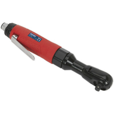 High-Performance 3/8" Air Ratchet Wrench with Finger Trigger and 1/4" BSP Inlet