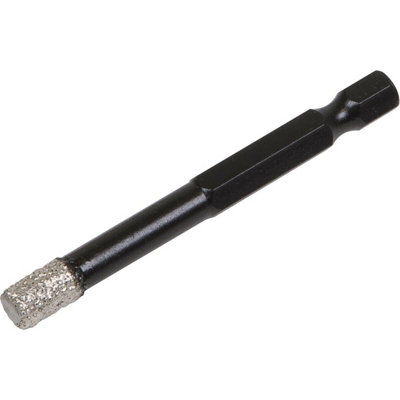High-Performance 7mm Vacuum Brazed Diamond Drill Bit with Hex Shank for Precision Drilling