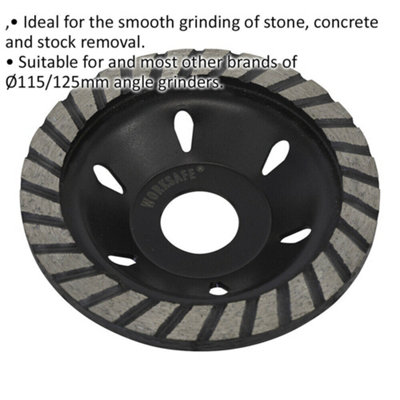 High Performance Diamond Cup Stone Grinding Disc for Concrete and Stone 105mm